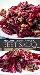 4 Easy Beetroot Salad Recipes Recipe Beet Recipes Beetroot Recipes Clean Eating Salads