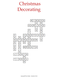 Www Puzzles To Print Com Christmas Puzzles Christmas Decorations Crossword Shtml Decorating With Pictures Christmas Door Decorations Christmas Puzzle