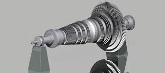 Steam Turbine Model 3d Cad Model Library Grabcad