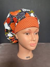 Pumpkin Bouffant Surgery Hat
