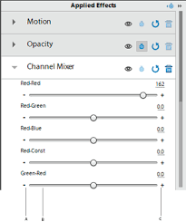 Because it's such a massive video editing. Effects Reference