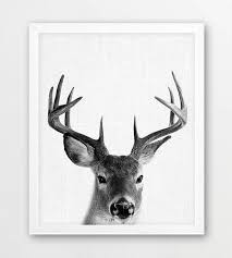 Black And White Deer Printable Woodland Animals Print Animals Print Set Of Four Bear Moose Etsy Woodland Animal Prints Woodland Animal Art Animal Wall Art Nursery