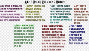 The catechism of the catholic church defines virtue as a habitual and firm disposition to do the good. traditionally, the seven christian virtues or heavenly virtues combine the four classical cardinal. Seven Virtues Png Images Pngwing