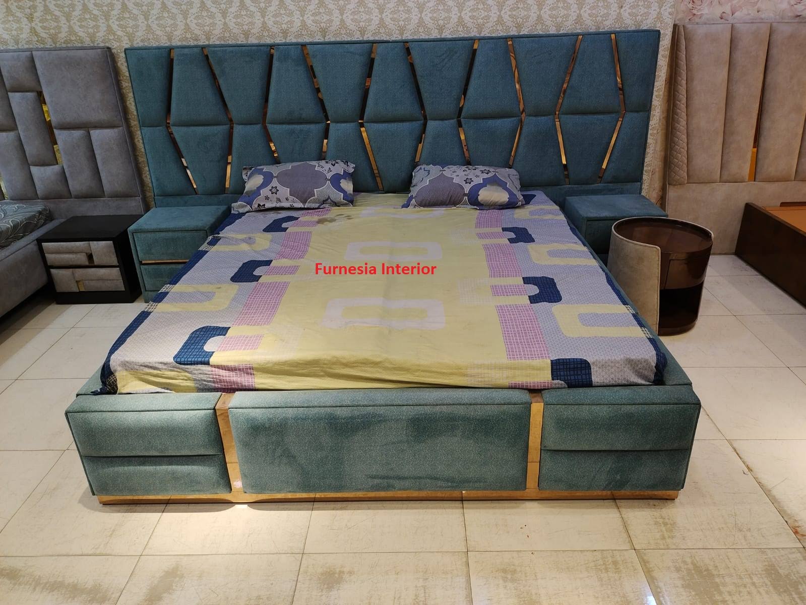 Wooden Modern Double Bed