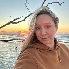 Beautiful sunrise colors near city pier