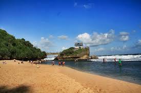 Pantai Krakal Gunung Kidul Pantai Indonesia Pegunungan