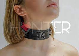 BDSM Leather Collar for Women Slave Sub Collar Bdsm-gear for - Etsy Israel