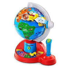Vtech Fly And Learn Interactive Educational Discovery Globe Vtech Globe Teaching Time Clock
