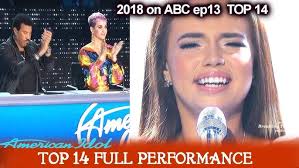 Cade Foehner sings Bright Lights Victory Song Top 10 American Idol 2018 Top  14 Results Show