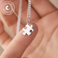 There are two ways you can make a coin necklace. Jigsaw Necklace With Personalised Message Card By Lily Charmed Notonthehighstreet Com