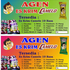 Baner unik durian kocok : Spanduk Es Krim