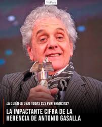 LA HERENCIA DE GASALLA😱 Tras la muerte del reconocido actor, comienza el  proceso legal para repartir la fortuna entre sus herederos. 🔗Conocé más  https://viapais.ar/HerenciaGasalla