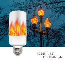 New Arrival E27 E14 B22 2835smd Led Lamp Flame Effect Fire Light Bulbs 5w Flickering Emulation Flame Lights Ac85 265v Light Bulb Led Lampe27 E14 Aliexpress