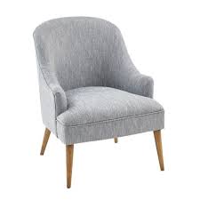 Pier One Livia Round Back Blue Chevron Armchair Armchair Accent Chairs For Living Room Wooden Dining Room Chairs