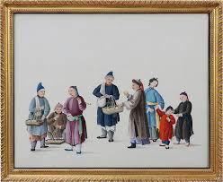 Rare Set of 20 Chinese Export Watercolours Representing The Customs and Trades of China | Thomas Coulborn & Sons