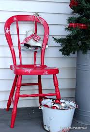 12 Days Of Christmas Day 1 Porch Chair Christmas Bazaar Ideas Christmas Porch Porch Chairs