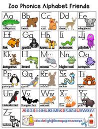 zoo phonics friends small chart clip art images