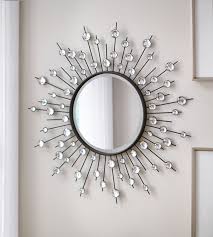 Unbranded Black 32 In X 32 In Diamond Mirror 0224610450 The Home Depot Sunburst Mirror Diamond Mirror Diamond Wall