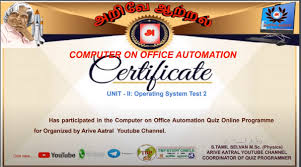 Think you are a true computer expert? Computer Free Certificate Online Quiz Certificate