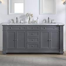 Just build a spacious room that fit the vanity, it will not take the bathroom space a lot. Gray Bathroom Vanities You Ll Love In 2021 Wayfair