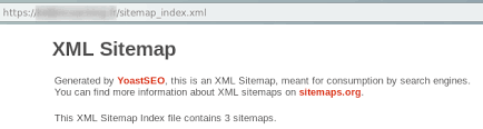 the requested url sitemap index xml