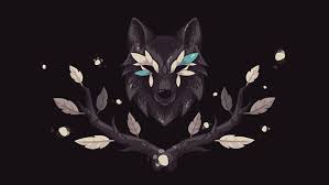Wolf illustration, multicolored wolf illustration, minimalism. Black Wolf 1080p 2k 4k 5k Hd Wallpapers Free Download Wallpaper Flare