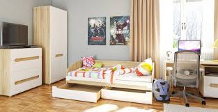 Die möbelmarke leonardo living begeistert mit modernem mobiliar für die bereiche wohnen & speisen, schlafen, bad, junges wohnen und raumteiler/stauraum und stellt unverkennbares design aus hochwertigen materialien in den fokus. Jugendzimmer Mit Stauraumbett Leonardo 5 Teilig