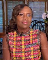 WornOnTV: Janai's red lace ruffle hem dress