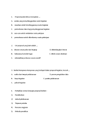 Bagaimana untuk mengetahui fungsi proposal? Attachment