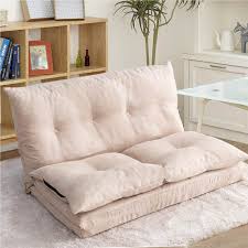 Sofa and chair multifunctional removable cover sofa bed. Multifunctional Foldable Floor Upholstered Sofa Bed Beige