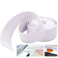 You don't use caulk on a toilet. Lnkoo Caulk Strip Tub Caulking Tape Pvc Self Adhesive Waterproof Sealing Tape For Kitchen Sink Toilet Bathroom Shower And Bathtub Floor Wall Edge Protector 1 1 2 X 11 White Walmart Com Walmart Com