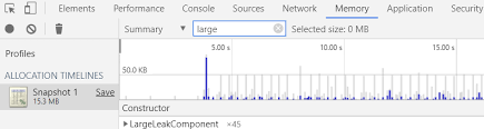 In the developer tools, go to 'profiles' and 'record heap allocations' Angular Rxjs Detecting Memory Leaks By Erxk Itnext