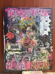 Billie Eilish You Should See Me In A Crown Vinyl You Should See Me In A Crown Painting Collage Art Poster Art