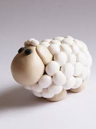 Un Mouton En Pate Fimo Pate Fimo Pate Fimo Facile Idee Pate A Sel