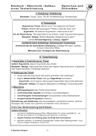leitfaden bzw hinweise zur abfassung einer texterorterung unterrichtsmaterial im fach deutsch texterorterung erorterung textarten