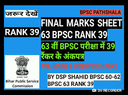 April 19, 2019 exam made easy kanishak kataria marksheet. Bpsc Topper Marks Sheet Ranker 39 Youtube
