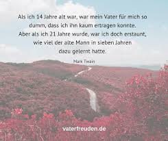 Zitat Vater Lernt Dazu Von Mark Twain Vaterfreudende