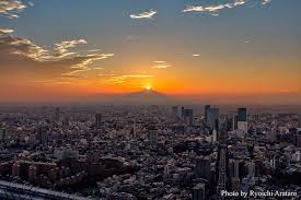 View The Diamond Fuji From The Sky Deck Tokyo City View