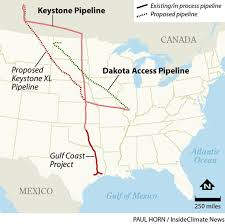 The keystone xl is a proposed pipeline extending nearly 2,000 kilometres from hardisty, alberta to steele city, nebraska. Keystone Xl Dakota Pipeline Green Lighted In Trump Executive Actions Inside Climate News