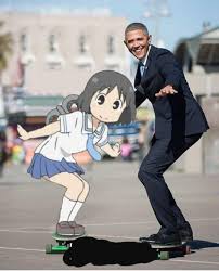 See more of brock obama on facebook. Obama Skating With Cute Anime Girl Interestingasfuck