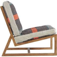 70s Throwback Wood Lounger Leans Back In Time And Space On Slim Acacia Danish Style Frame Loose Dhurrie Cotton Cush Furniture Furniture Chair Lounge Chair