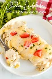This Chicken Enchilada Recipe Is Some Serious Comfort Food The Enchiladas Are Filled With Chicken Cheese Cor In 2020 Mexican Food Recipes Enchiladas Chicken Recipes