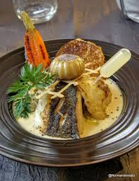 Le Daniel S Restaurant A Fecamp Normandie Resto Galette Pomme De Terre Puree Carotte Fondue De Poireaux