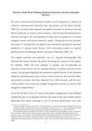 PDF) Patriots in Kala Pani? Writing ...