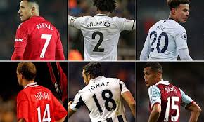 It's hard to understand what makes them do that. Premier League Stars Who Are Known By Their First Names On Their Shirts Daily Mail Online