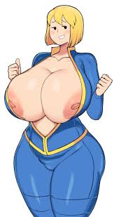 fallout, vault girl, cham22, 1girls, areolae - Rule 34 XYZ