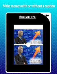 The stonks meme is perfect for making (non)sense out of wall street nonsense. Stonk It Stonks Meme Generator For Android Apk Download