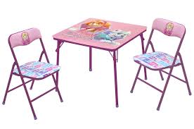 Nickelodeon Paw Patrol Skye And Everest Kid S 3 Piece Table And Chair Set Kids Table Chair Set Table And Chair Sets Kidsroom Decor