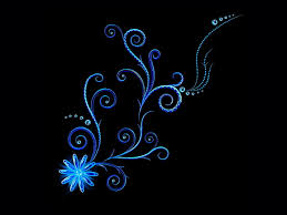 Tropical neon palm leaves seamless pattern. Hd Wallpaper Blue Petaled Flower Wallpaper Patterns Lines Neon Light Abstract Wallpaper Flare