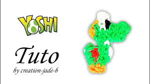 Tuto Rainbow Loom Mural Sans Fond Yoshi Mario Youtube